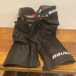 Bauer Vapor Hyperlite  Hockey Pants Senior Size Medium Black Damage